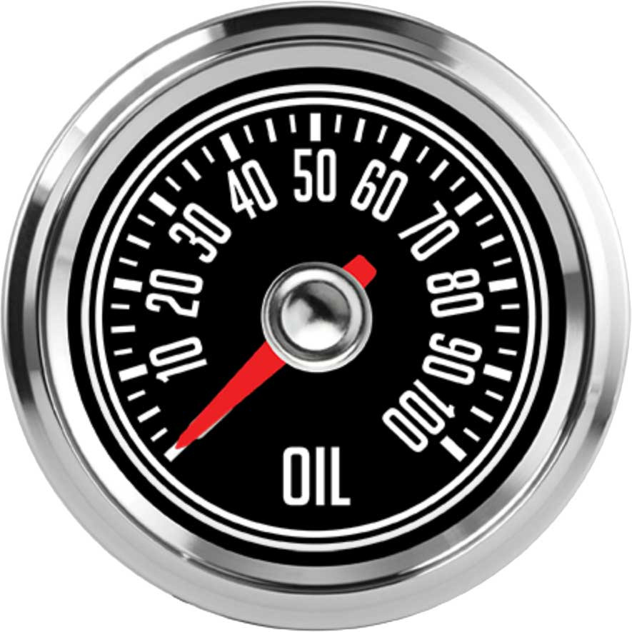 2-1/16" Jeep CJ Oil Pressure Gauge | 0-100psi