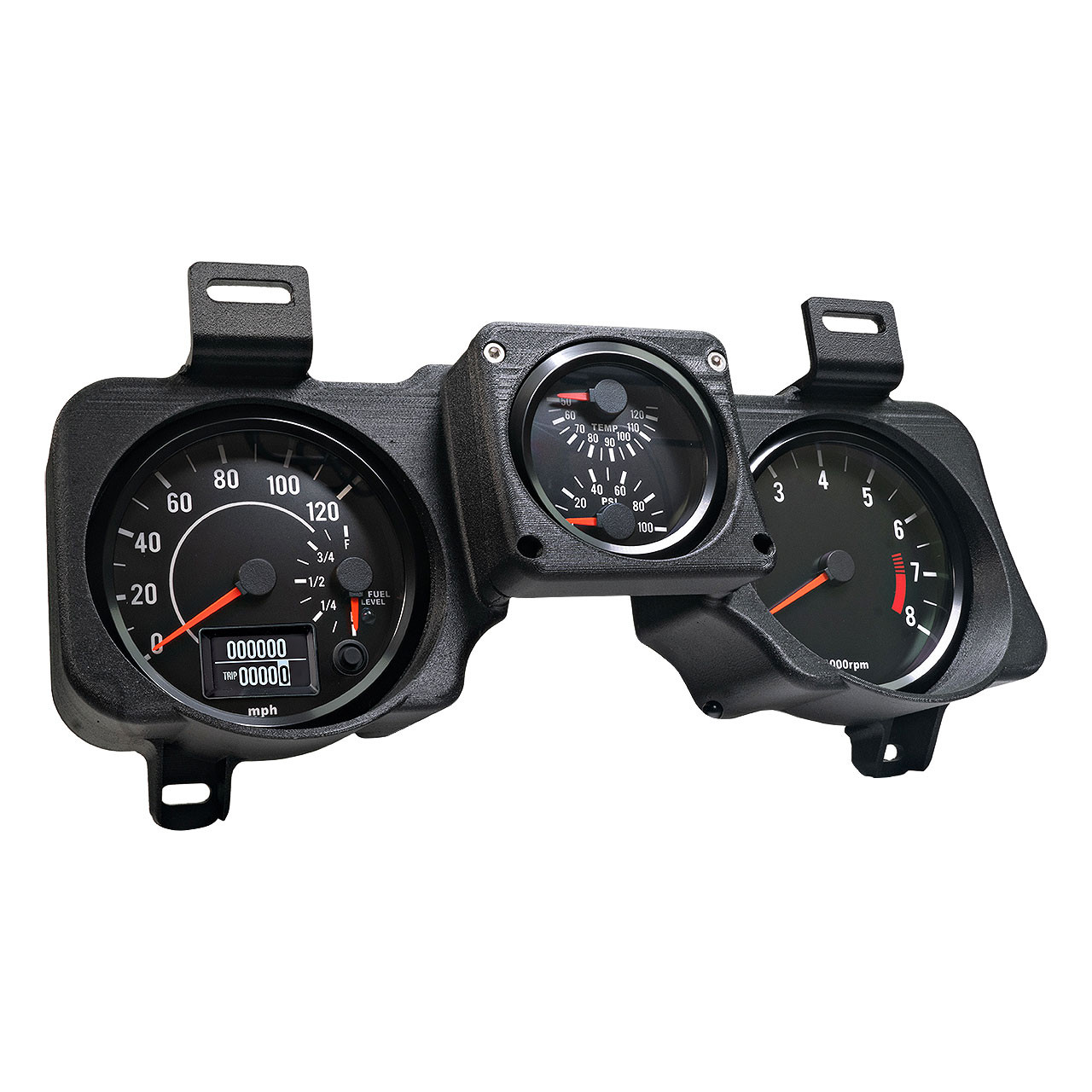 Datsun 510 Gauge Set | GPS Speedometer & Tachometer + Oil, Fuel, Temp