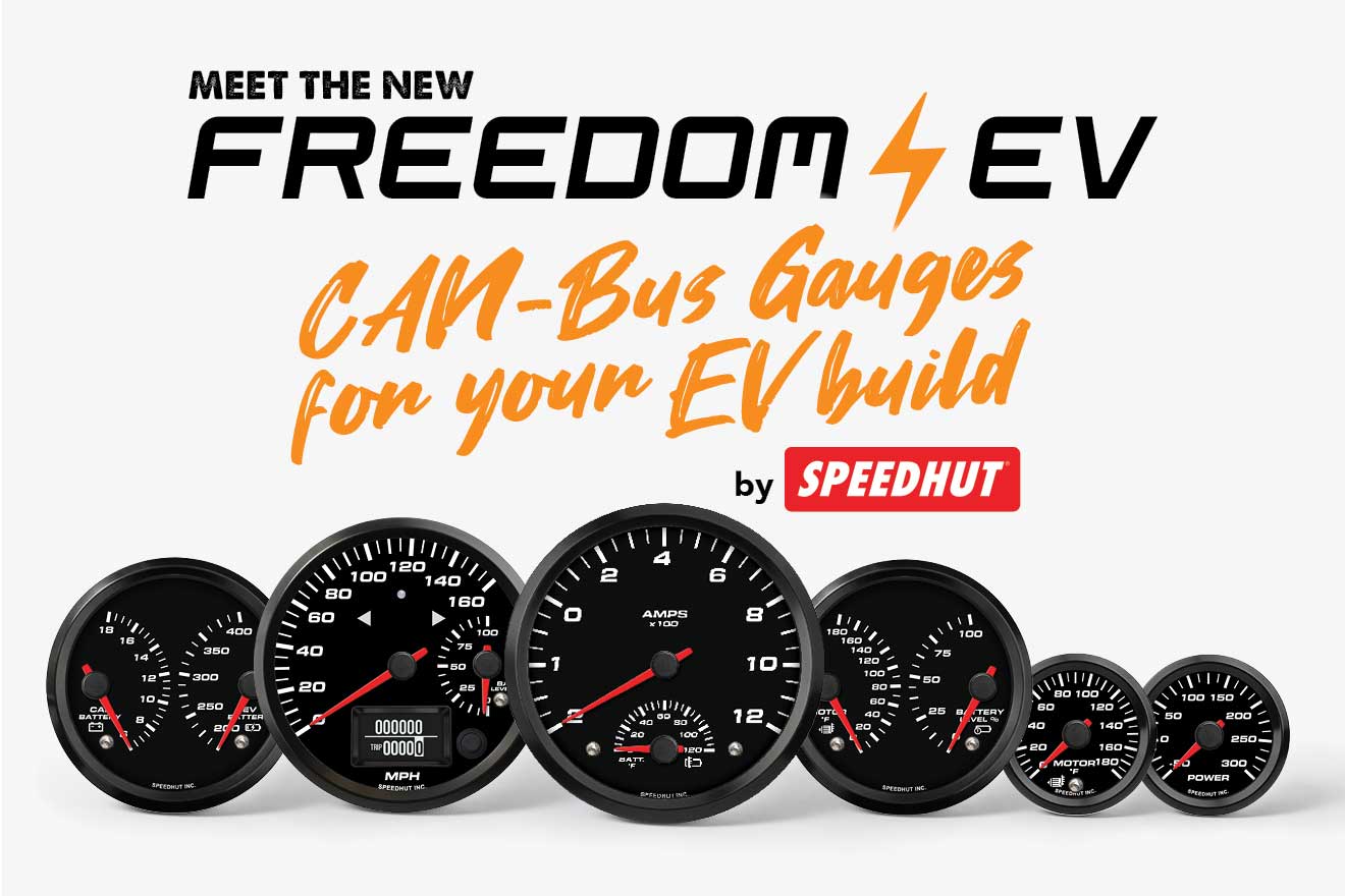 All-New FREEDOM EV™ CAN Bus Gauges For Your EV Build