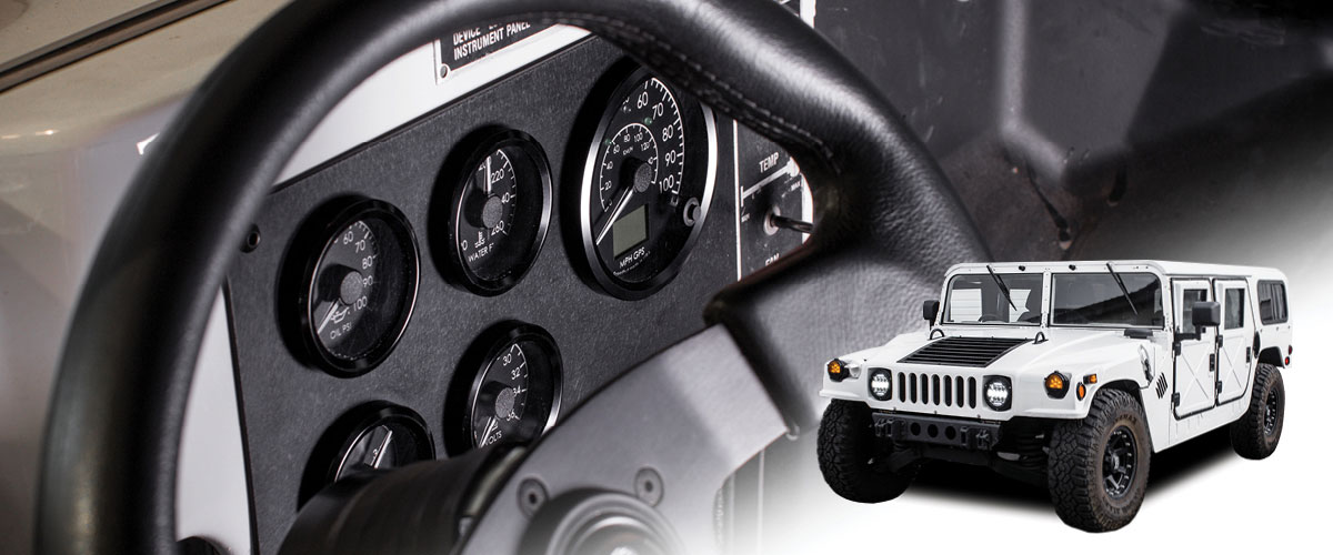 Humvee custom gauges
