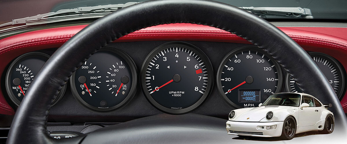 Porsche performance gauges